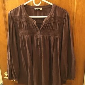 Lucky Brand Long Sleeve Top Size Large